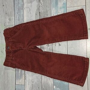 Vintage Wrangler Kids Brown Corduroy Jean Pants Sz 2 T S